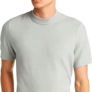 Open Edit Mock Neck T Shirt - Size M